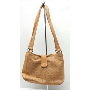 Tignanello Shoulder Bag Purse Tan Leather Exc